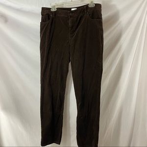 Chico’s Brown Corduroy Pants